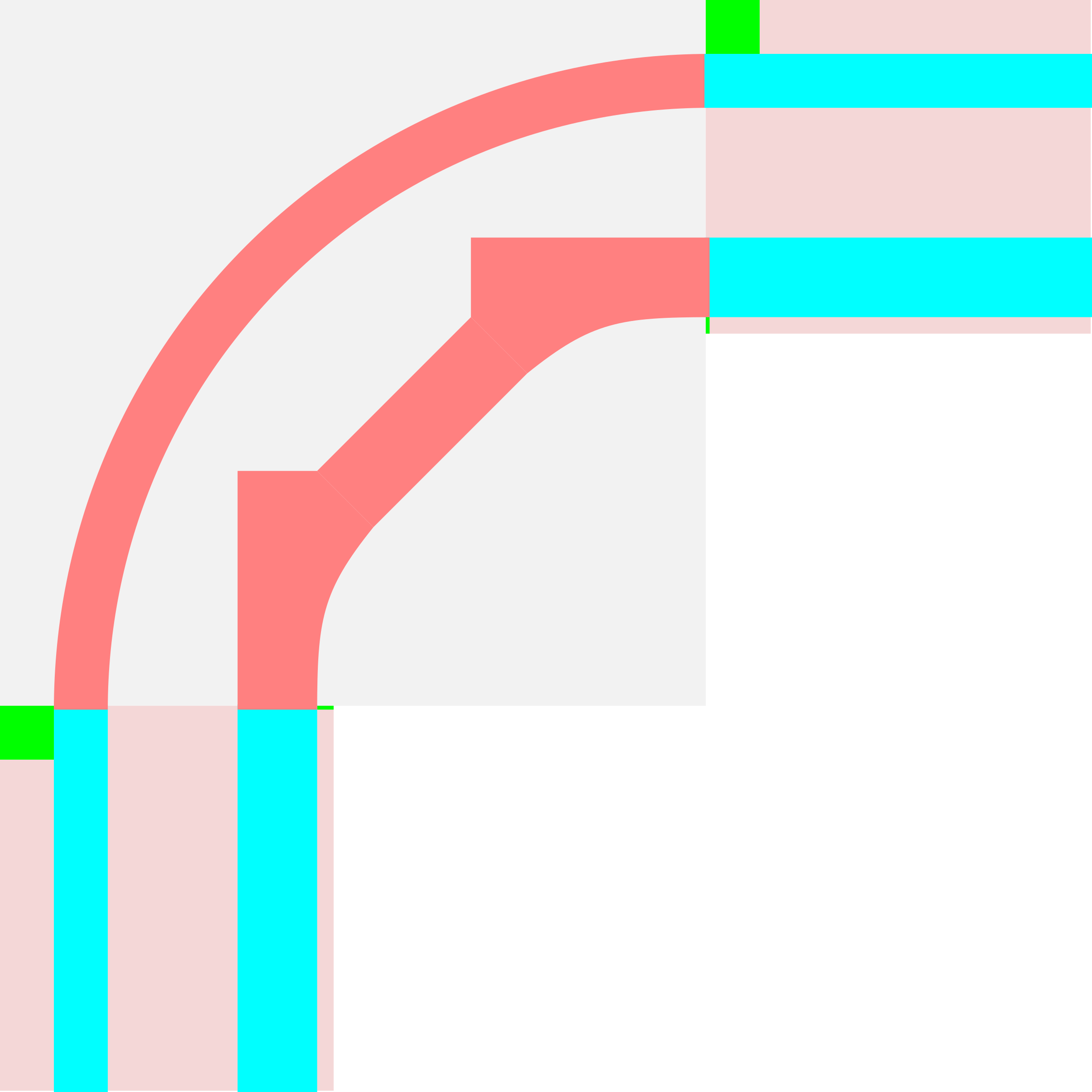 A vector diagram of the non-exclusively-Unitram corner module.